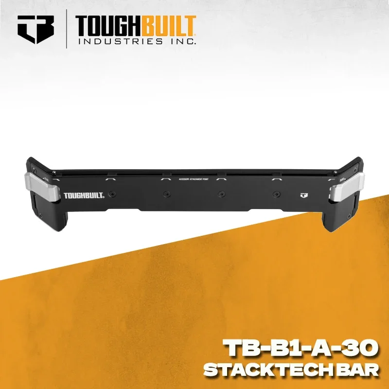 toughbuilt-tb-b1-a-30-stacktech-耐久性に優れたスチール製ツールラック、積み重ね可能なツールボックス、多機能サポートブラケット