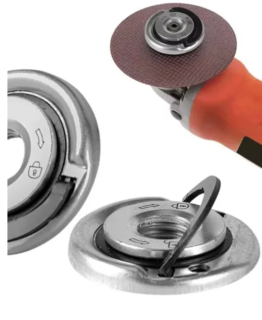 M14 Angle Grinder Quick Release Self-Locking Power Chuck - Cutting Discs Replacement Fixing Grinder Pressing Plate with Flange N