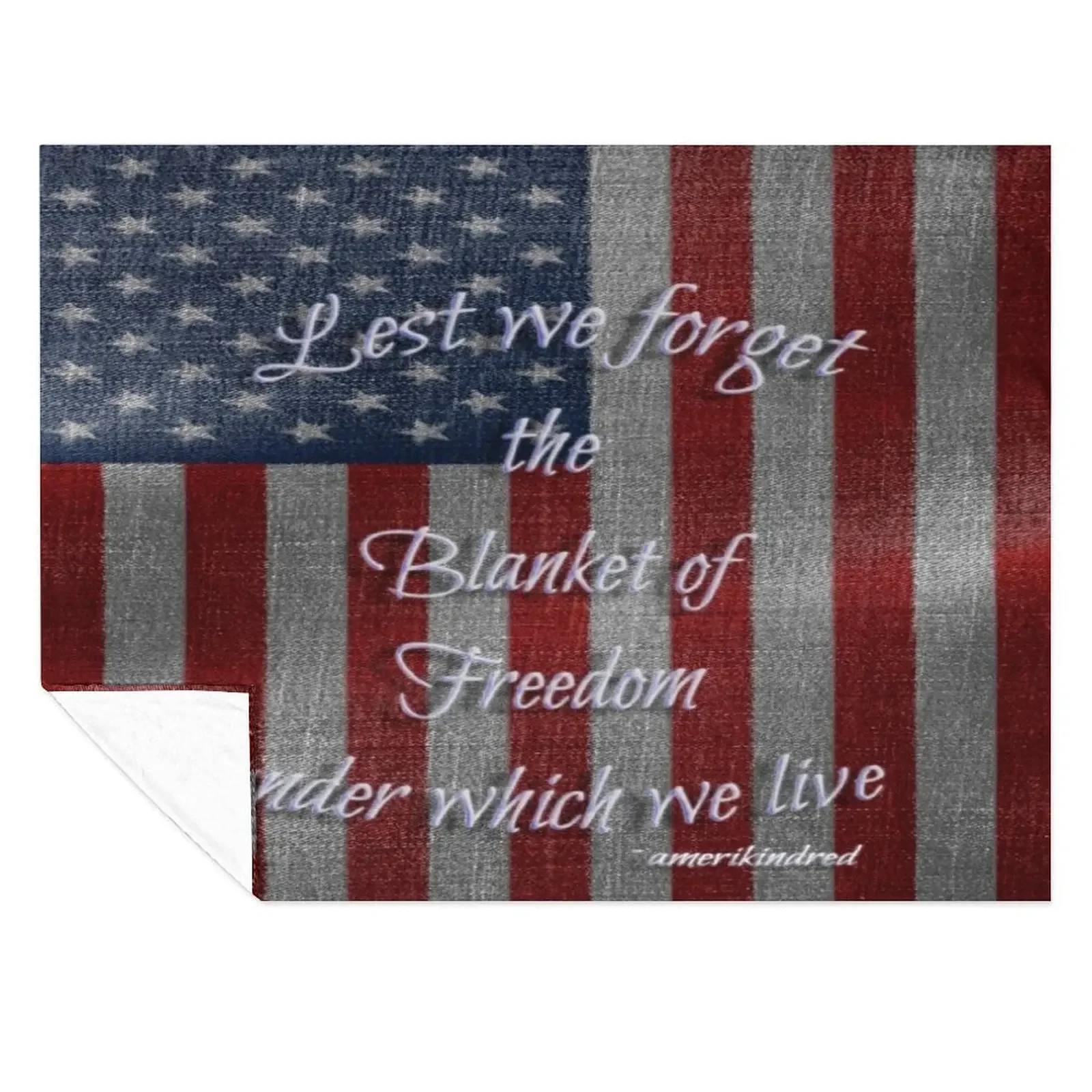 

Blanket of Freedom Throw Blanket funny gift Blankets For Sofas Stuffeds Furrys Blankets