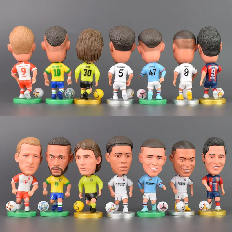 

7cm Soccerwein 2025, A New Product, Bassaler 10,000 Soccer Hand-Made Doll Model Ornaments Messi C Romm.