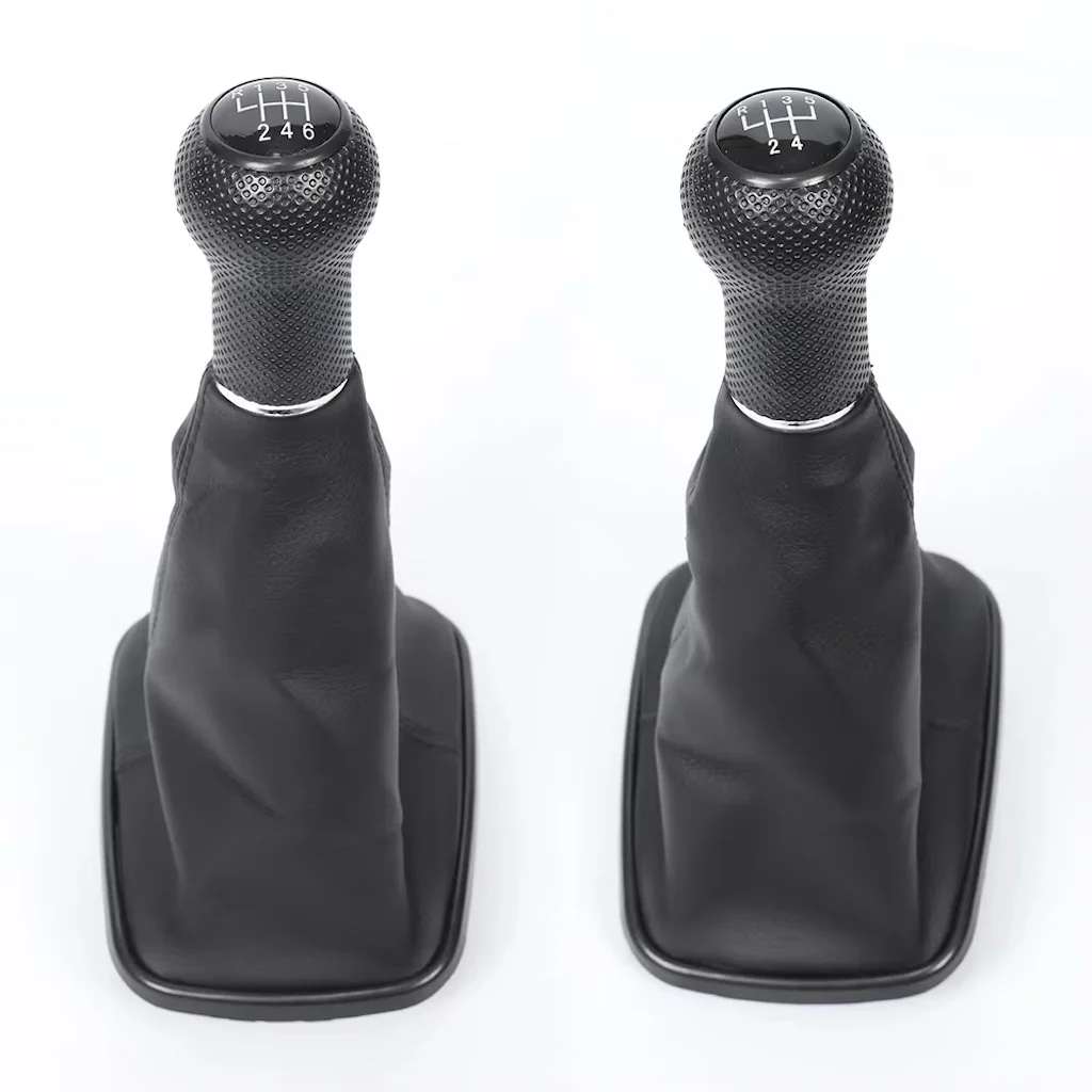 5 6 Speed 12mm Car Leather Gear Shift Knob Gaiter Cover Fit for Volkswagen VW MK4 Golf 4 IV GTI R32 Jetta Bora