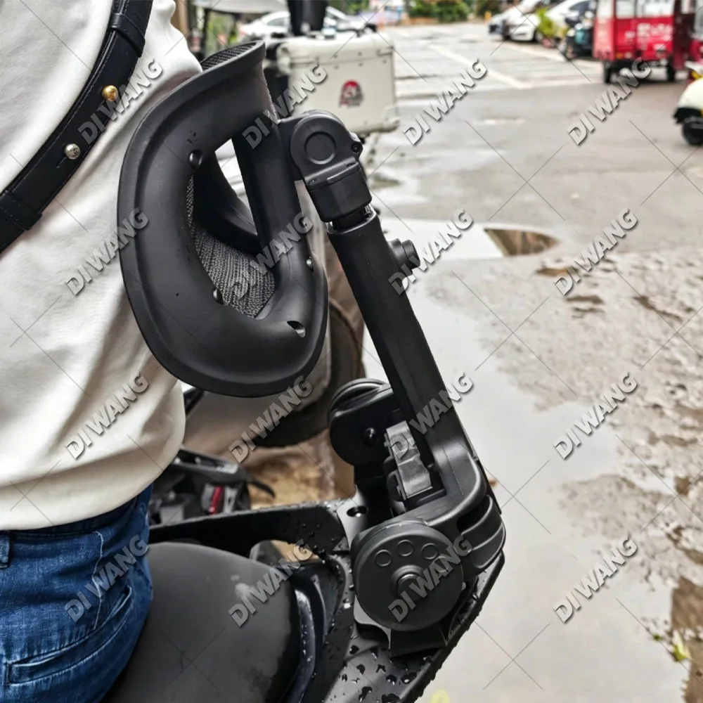For VOGE SR450X Scooter Retractable Foldable Adjustable Rear Backrest Modified Waist Support Rear Spoiler Accessories