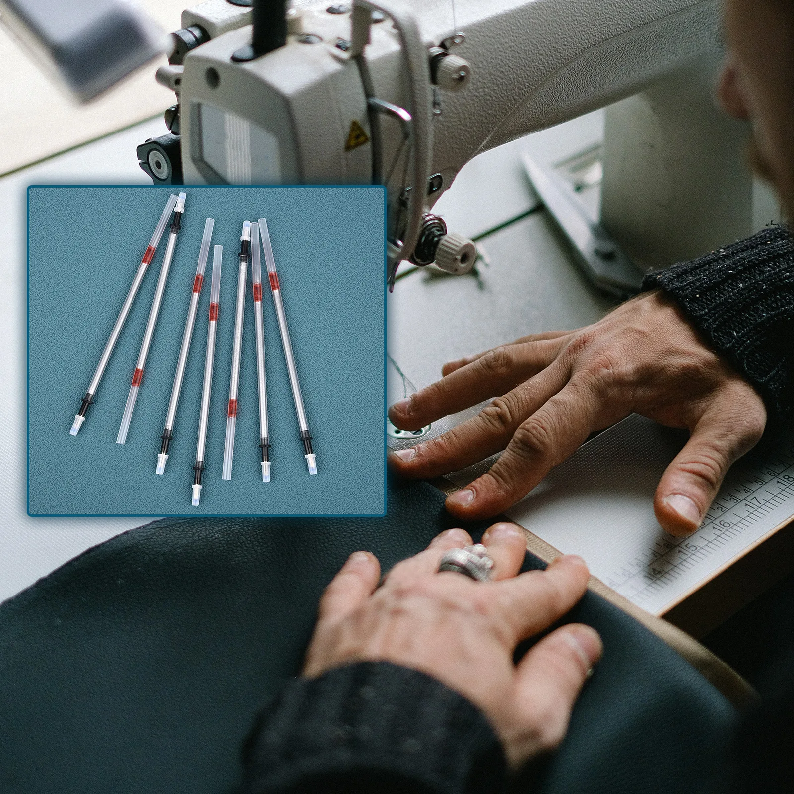 5/10/20Pcs Quecksilber Silber Nachfüllbare Stift Silber Für Leder Markierung Nachfüllbare Stift Für Leder Stickerei Stoff leder Marker