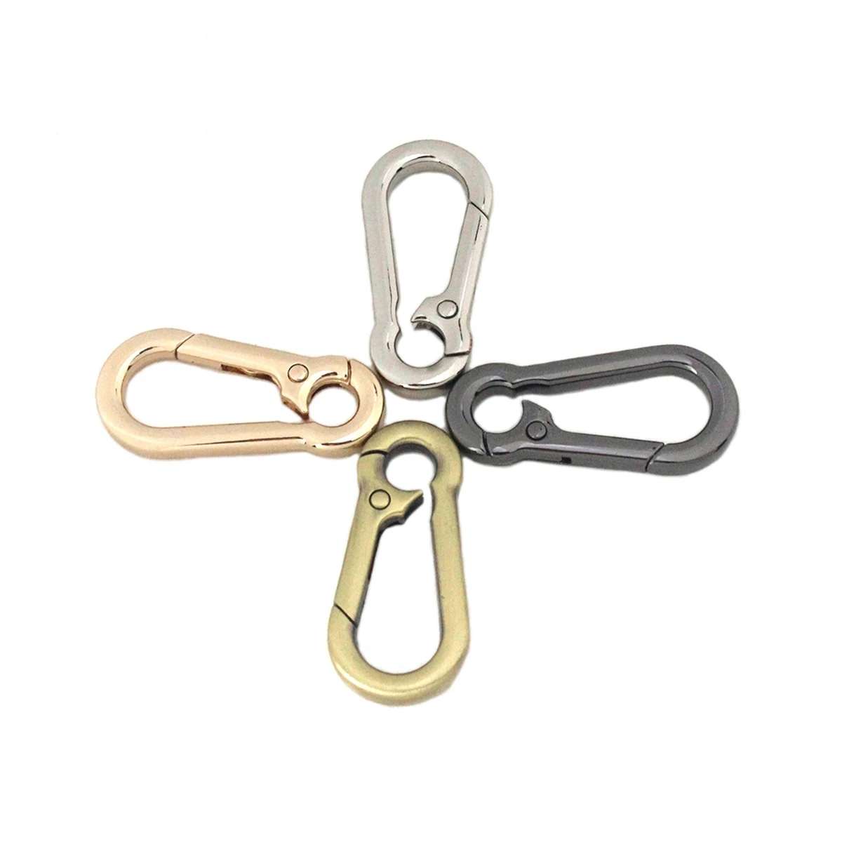 10pcs Metal Snap Hook New Style Bag Connector Buckle for Webbing Leather Craft Bag Strap Belt Garment Luggage DIY Accessory