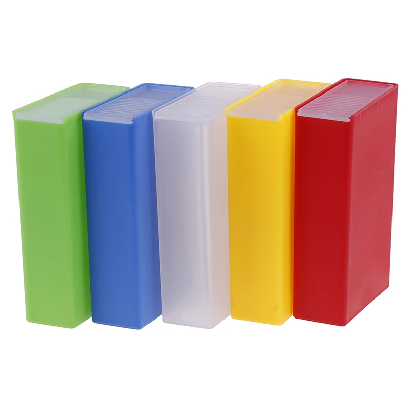 1pc Plastic Cigarette Case Box Holder Pocket Box Cigarette Holder Storage Random Color