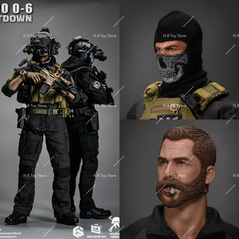 

1/6th EASY&SIMPLE ES GA1008 Man Call Guy British Soldier Sniper Duty Full Set Movable Acton Figure Model Toys