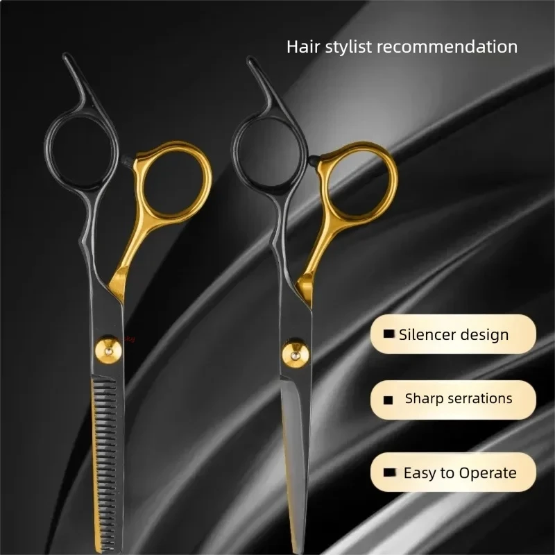 

Professional Hair Scissors Barber Thinning Shears Set - Stainless Steel Salon Hairstyling Tools for Women Men