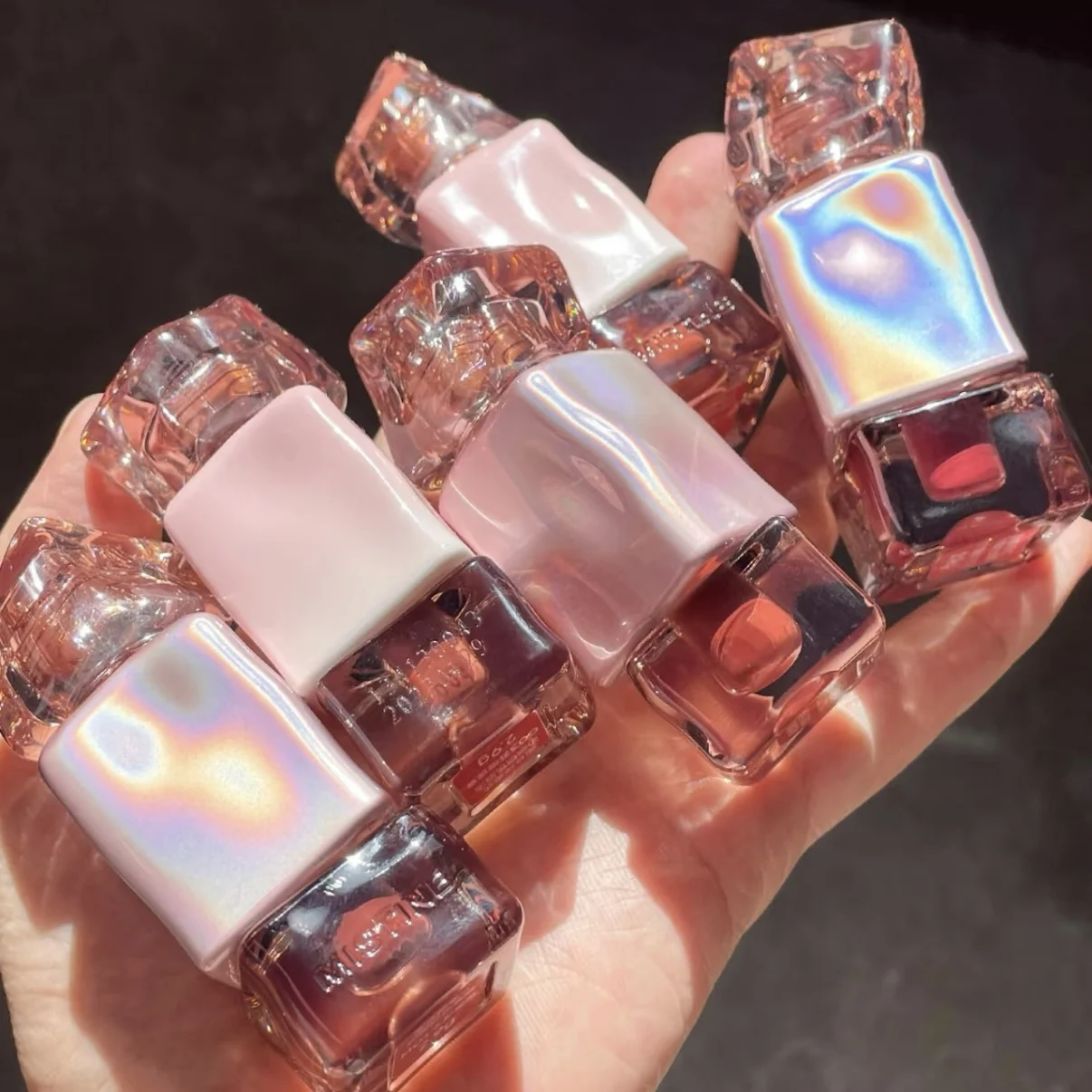 ミスティーンミラーリップグロス保湿ウォーターリップグレーズ防水長持ち裸ナチュラルリップティントノースティックカップ口紅