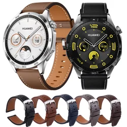 22mm 20mm leather watch strap or huawei watch GT 4 GT2 GT3 42mm 46mm bracelet smartwatch band for GT 2 GT3 Pro HONOR watchbands