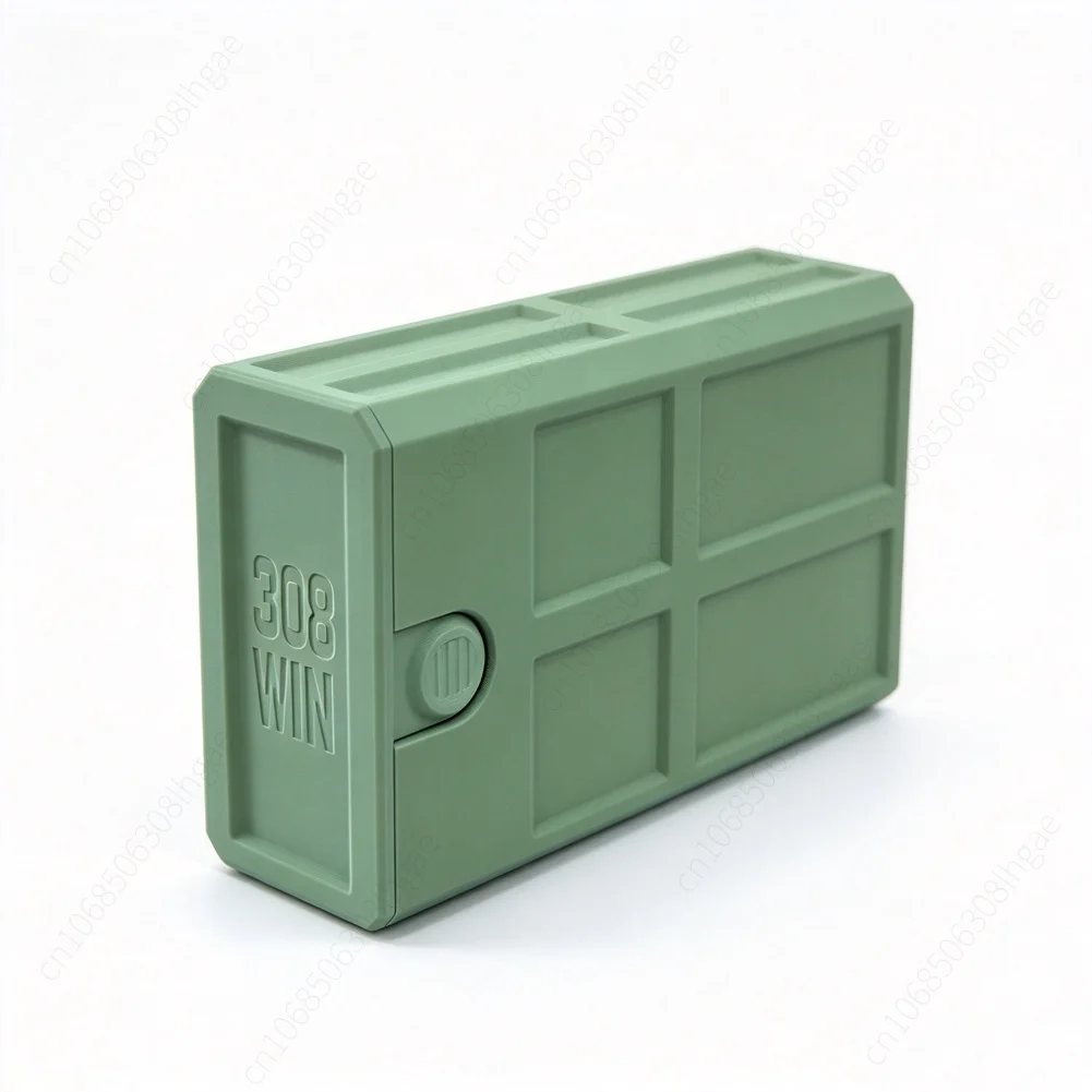.308 WIN Special Ammo Storage Box, 20-Round Capacity, Suitable for Hunting, Shooting and Other Accessories