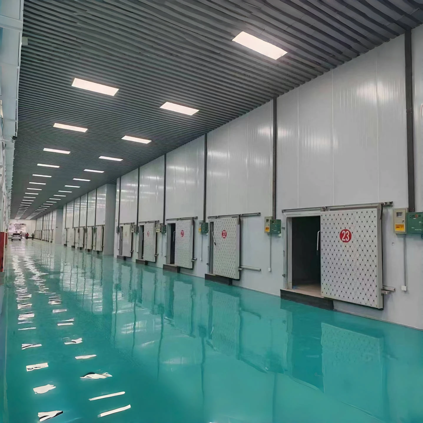 Industria Chambre Froide Unità di stoccaggio del freddo Conservazione del freddo Macchina Sala di stoccaggio Evaporatore Industria Conservazione del freddo per carne di verdure