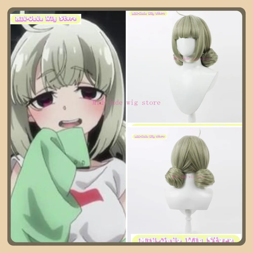 منتصف اليشم متجر شعر مستعار Gushing الفتيات السحرية Kirame Akiraga شعر مستعار تأثيري أنيمي لعبة لعب الأدوار أداء حفلة الهالوين #1