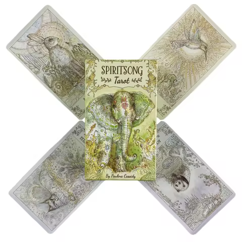 Spiritsong Tarot Cards A 78 Deck Oracle English Visions Divination Edition Borad Playing Games