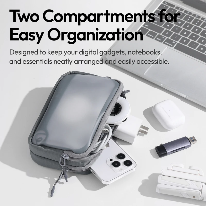 Ulanzi BP15 2.6L/0.85L/0.175L حقيبة تخزين شفافة صغيرة محمولة مقاومة للماء لملحقات كاميرا الهاتف الذكي الخفيفة الكاملة