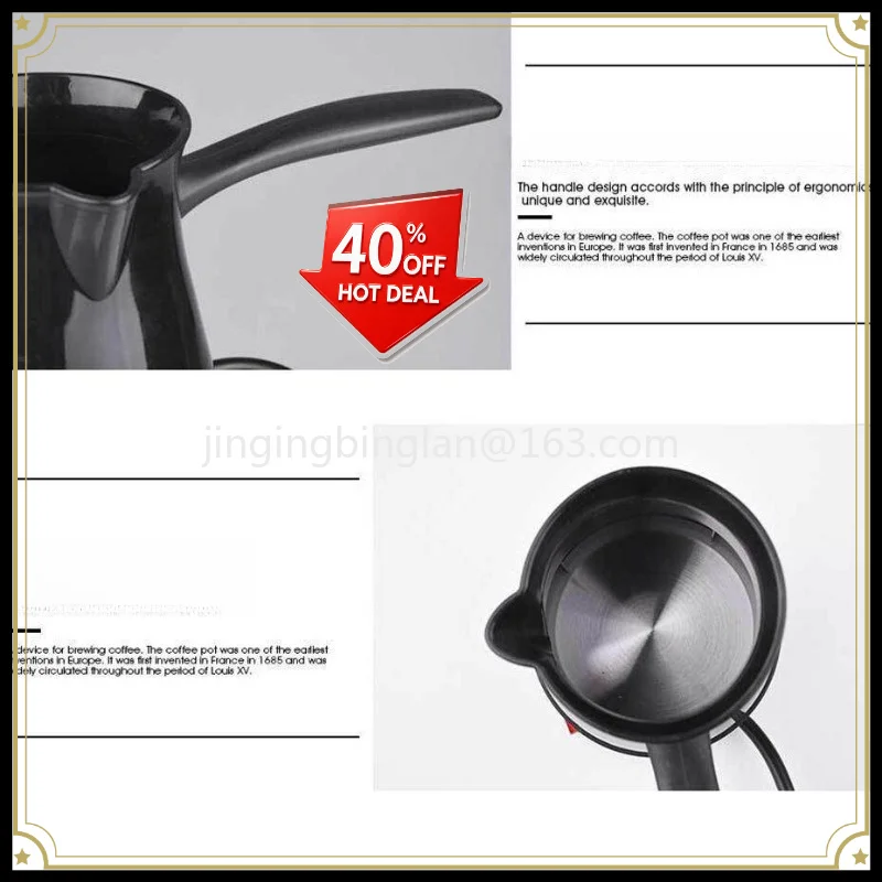 2026 Factory outlet 300ml small Turkish coffee Milk pot maker electric kettle