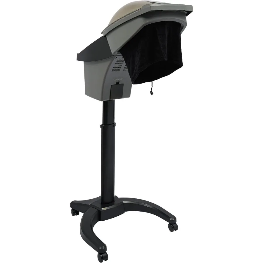 

700W Fast-Heating Ozone Steam Therapy with 7-Color Light Scalp Treatment Adjustable Height Hooded Dryer 50-58.66 with 1700mL Ta