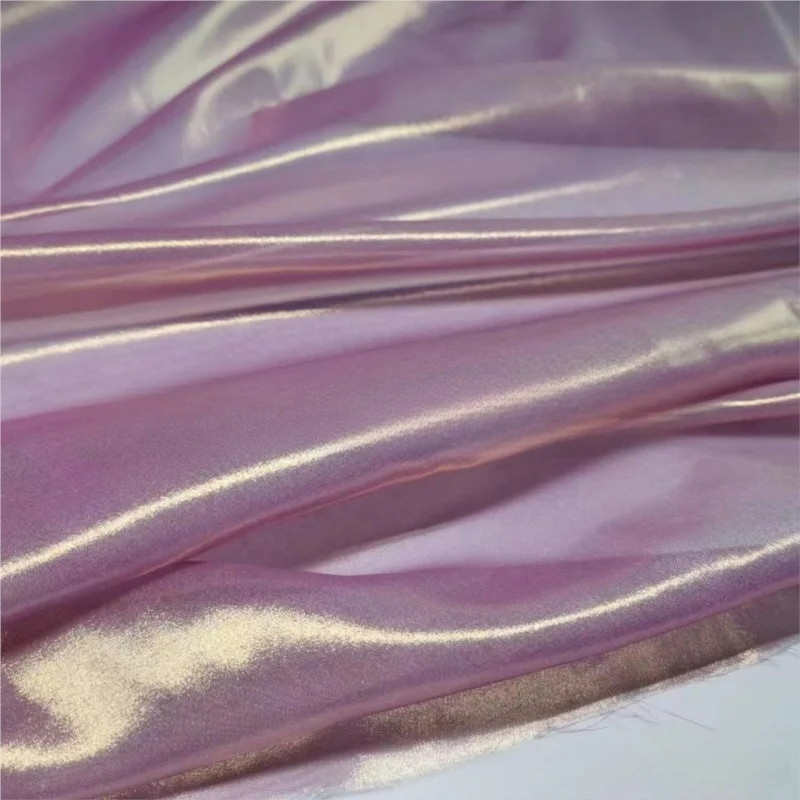 Cationic Full Version Gilding Chiffon Fabric Fashion Antique Diy Handmade Sewing Decorative Material