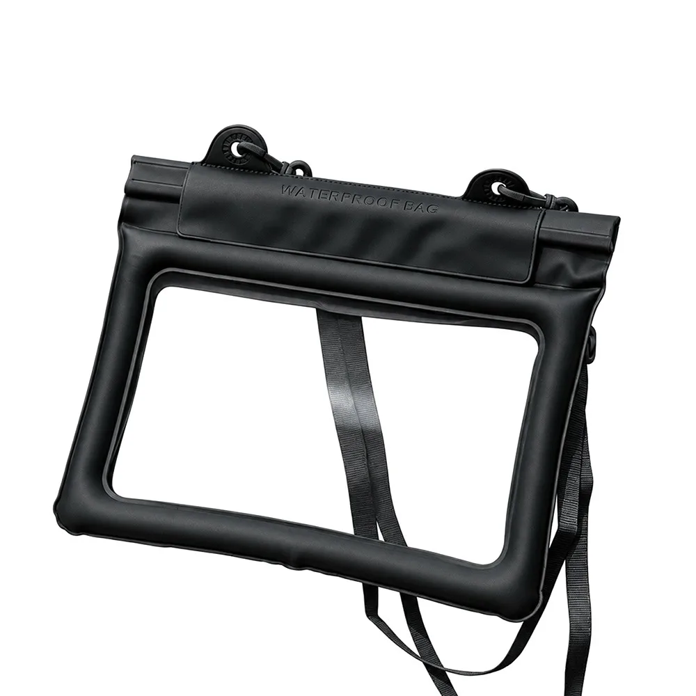PVC Waterproof Beach Bag Touchscreen Large Capacity Messenger Bag Sealed Closure Adjustable Floating Dry Bag
