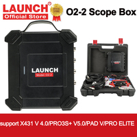 LAUNCH X431 O2-2 Scope box Oscilloscope 4 Channels 100MHz USB DC Automotive Oscilloscopes Support work with PRO3S+ V5.0/PAD V