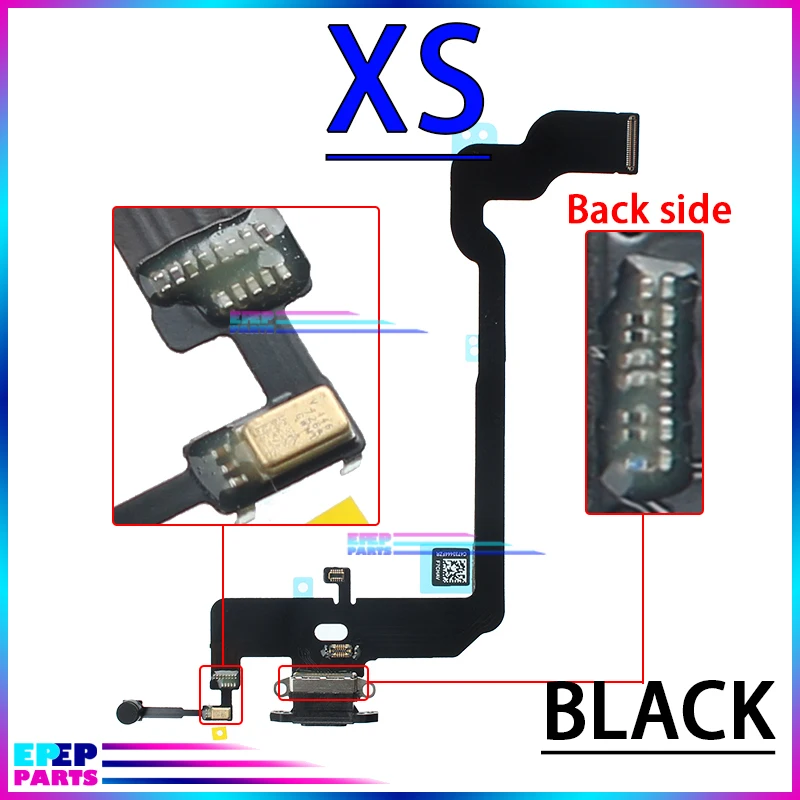 USB Port Charger Dock Connector Mic Cable for IPhone Xs Max X Xr 7 8 Plus Dock Charging Board Flex