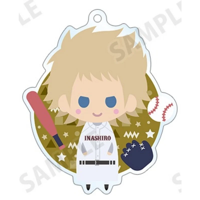 Anime Ace of Diamond Characters Sawamura Eijun Miyuki Kazuya Furuya Satoru Acrylic Key Chains Backpack Charm Collection