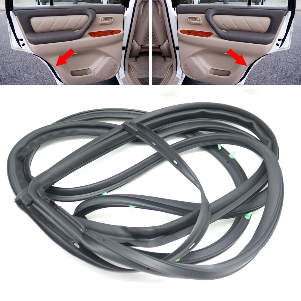 

For Toyota Land Cruiser 4500 4700 LC100 1998-2007 For Lexus LX470 Front Rear Door Edge Waterproof Protector Sealing Rubber Strip