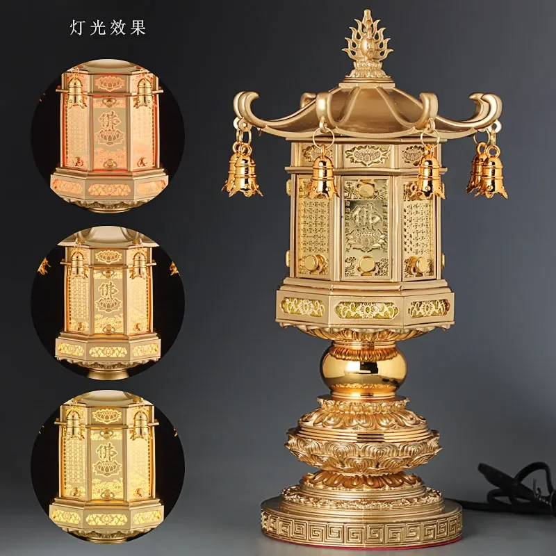 Plug-in household led long light Buddha headlight Lucky God of Wealth supply lamp