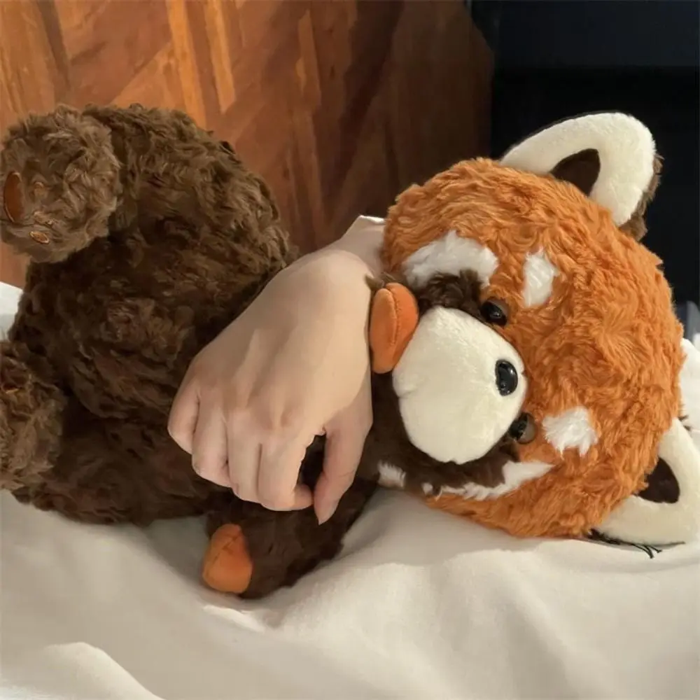 Juguete de peluche de Animal soñoliento perezoso, muñeco de peluche de gato Rana, muñeco de peluche de 23/35cm, almohada para dormir de dibujos animados de mapache, decoración de la habitación