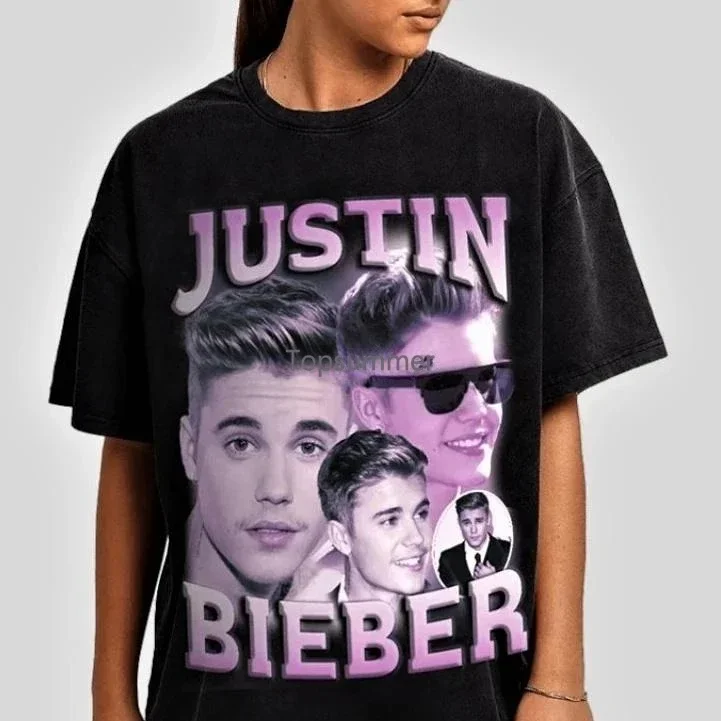 

Justin Bieber Shirt Vintage Justin Bieber Rap Hip Hop Shirt Justin Bieber Printed