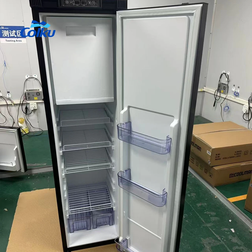 حماية بطارية السيارة 12 فولت ثلاجة السيارة ثلاجة تخييم قوية 132 لتر فريزر متنقل لرحلة طويلة #6