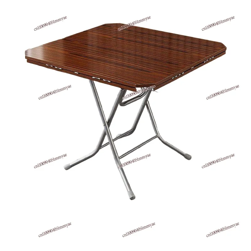 

Folding Table Household Dining Foldable Multi-functional Round 4 People 8 Small Apartment Round Eating Table Large Round
