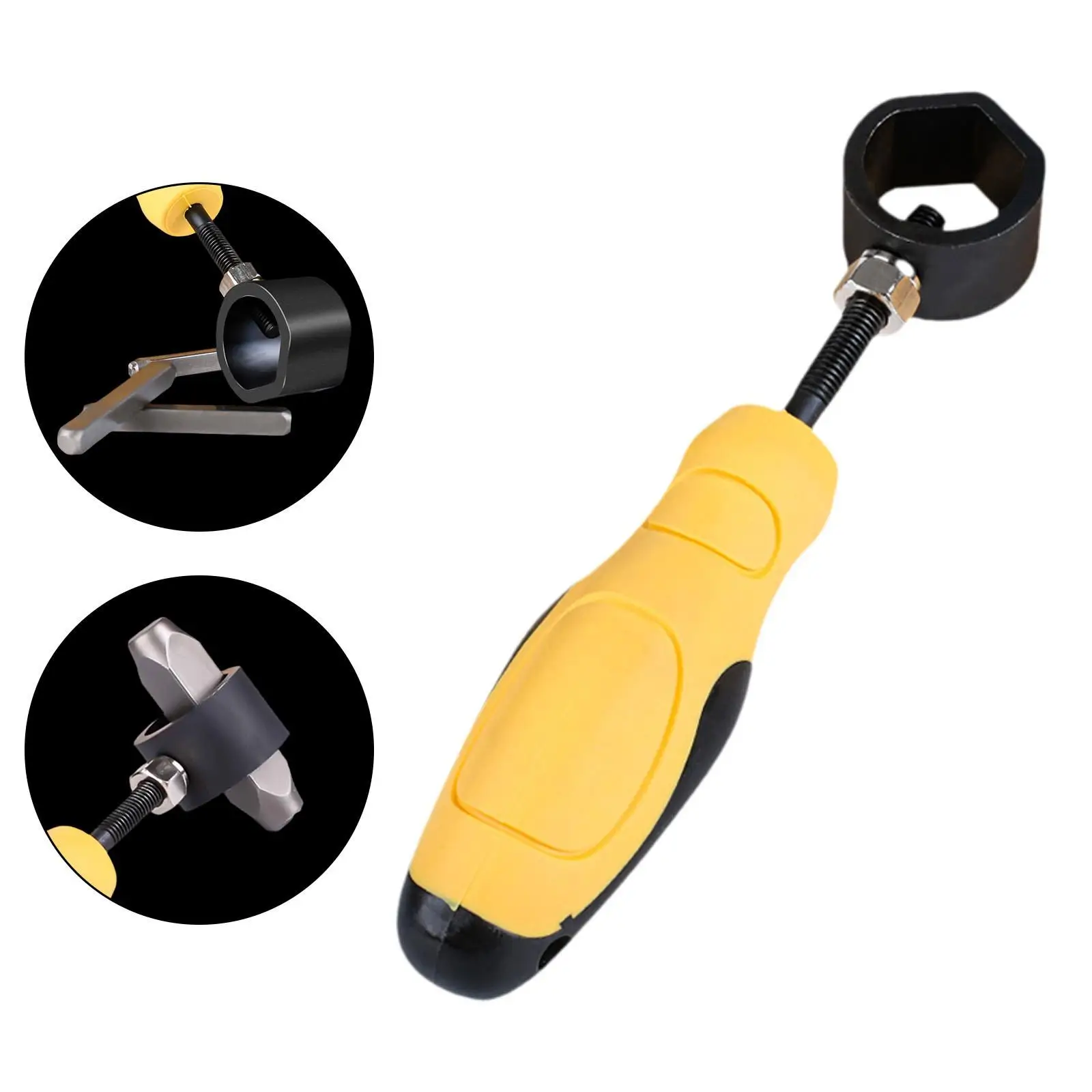 Metal Stamping Punch and Chisel Holder Yellow Handle Fixture for Jewelry Stamping Kit and Nail Pliers Tasks