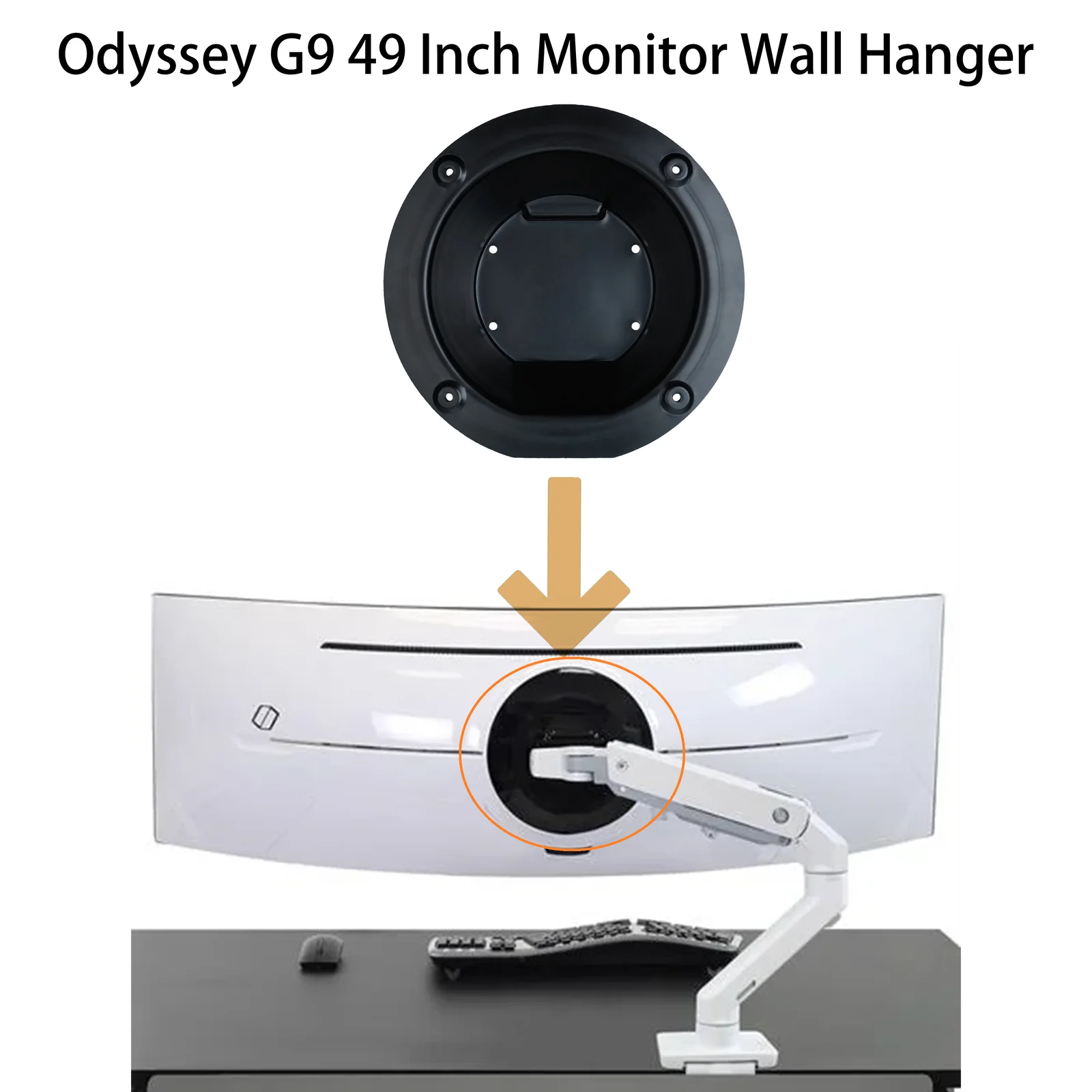 

Odyssey Neo G9 49 Inch Display S49AG950NL S49AG950NE S49AG950NC S49AG950NILS49AG950NN OEM Wall Mount Adapter Bracket BN61-17176