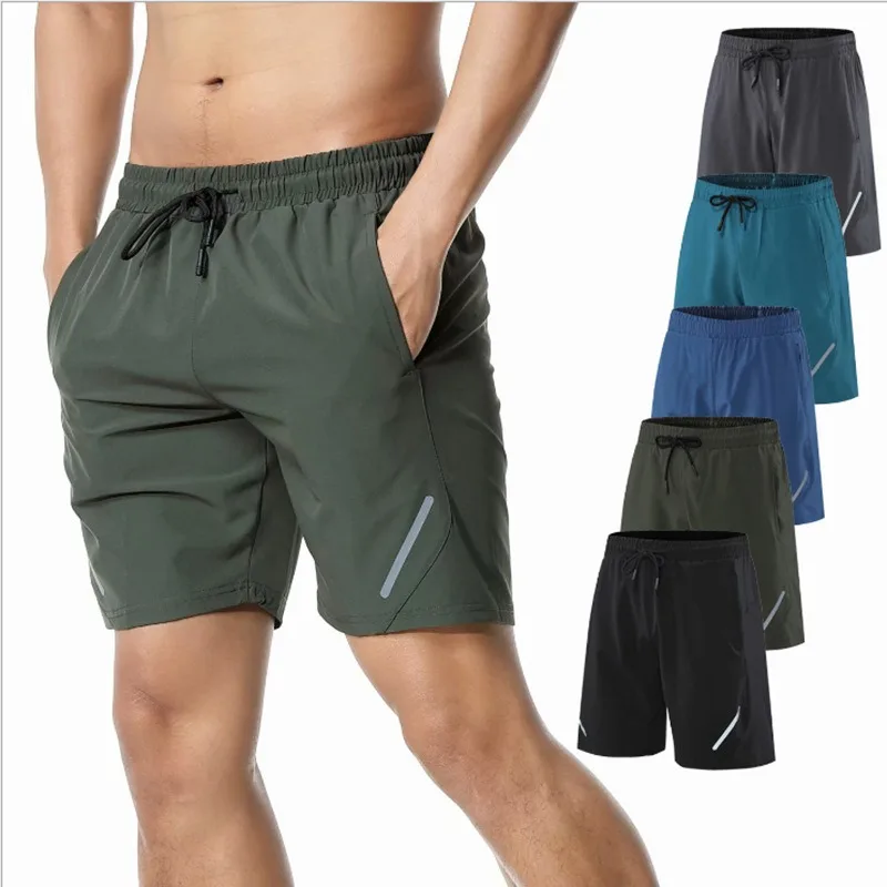 

Men's Shorts Quick Dry Nylon Fitness Training Running Tennis Basketball Soccer Bottoms Men Plus Size Workout Gym Short Pants