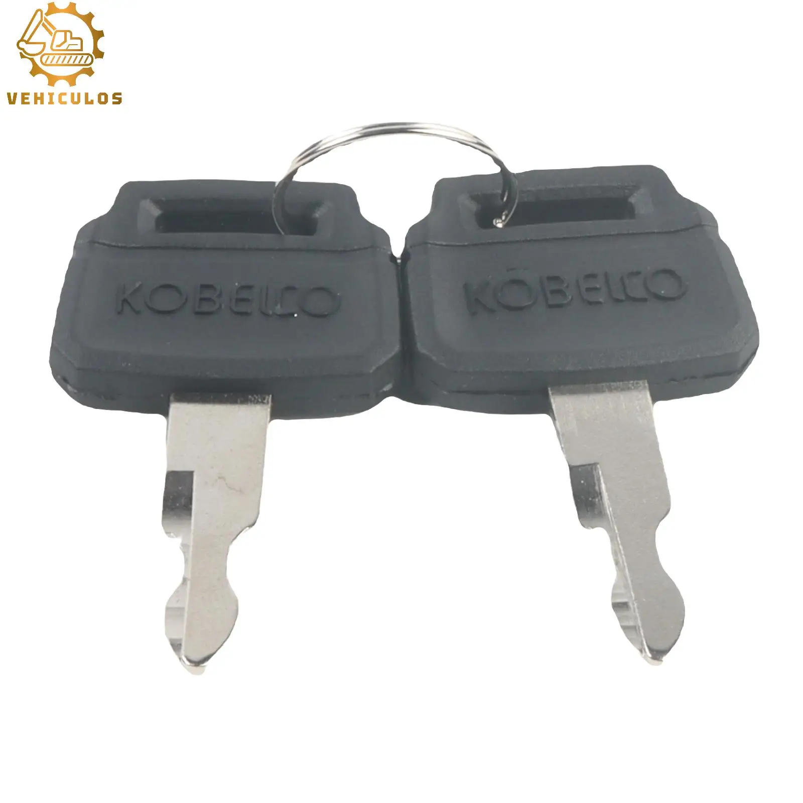 VEHICULOS 2PCS K250 Ignition Key Fits Kobelco Excavator Loader Dozer Excavators Replacement Accessories Part