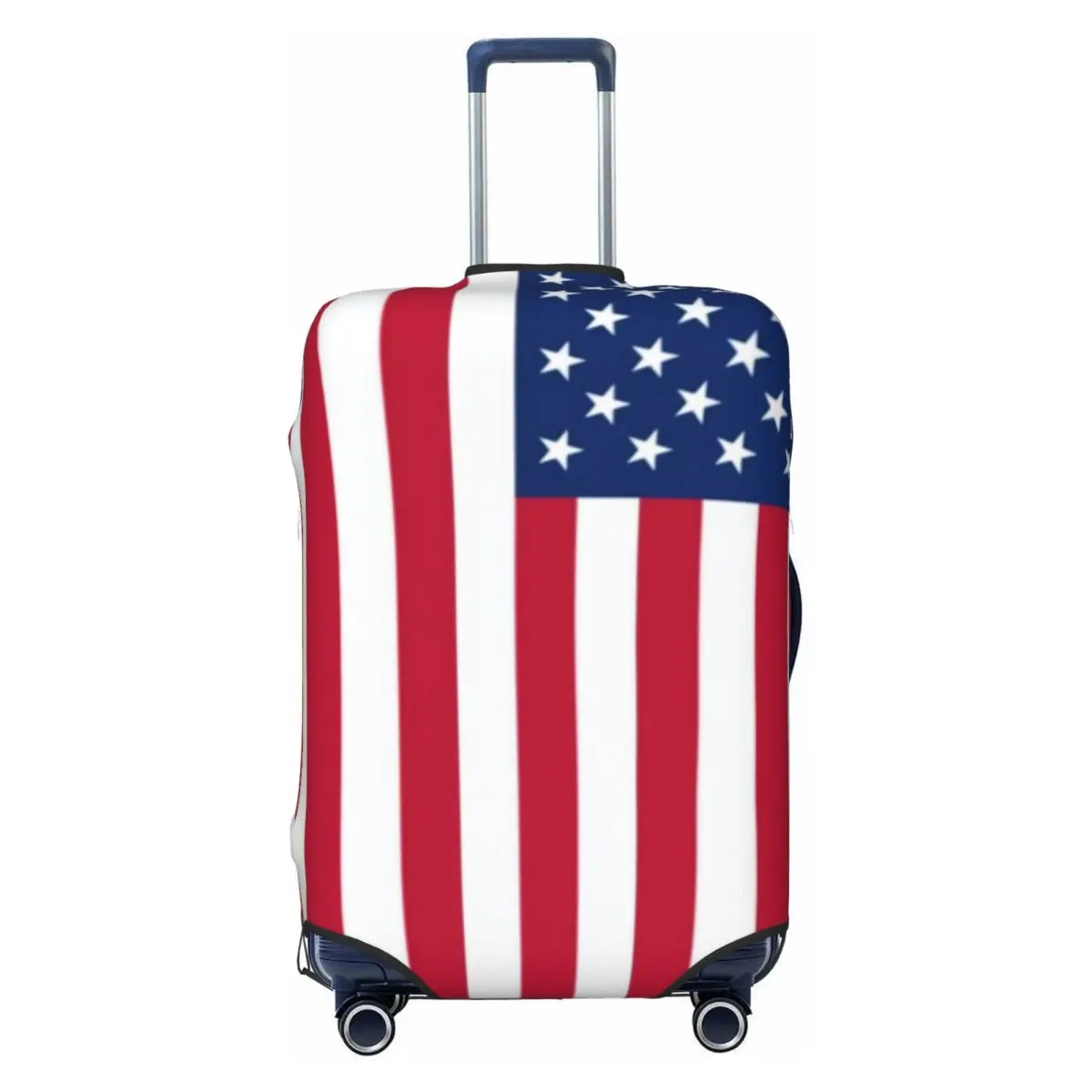 American National Flag Suitcase Cover Strectch Travel Protector Luggage Supplies Vacation