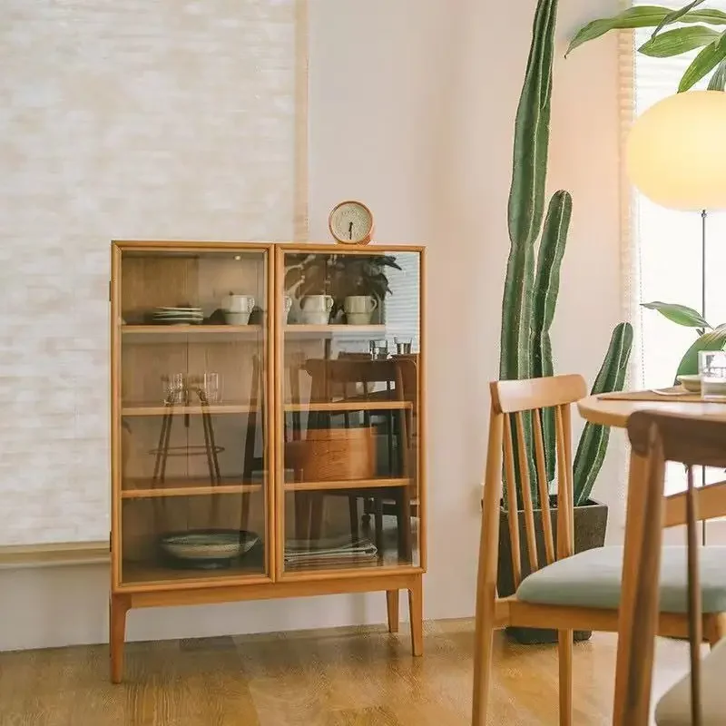 

Modern Luxury Cabinet Bar Buffet Shelf Space Saving Side Hallway Storage Locker Household Items Mueble Cocina Home Furniture