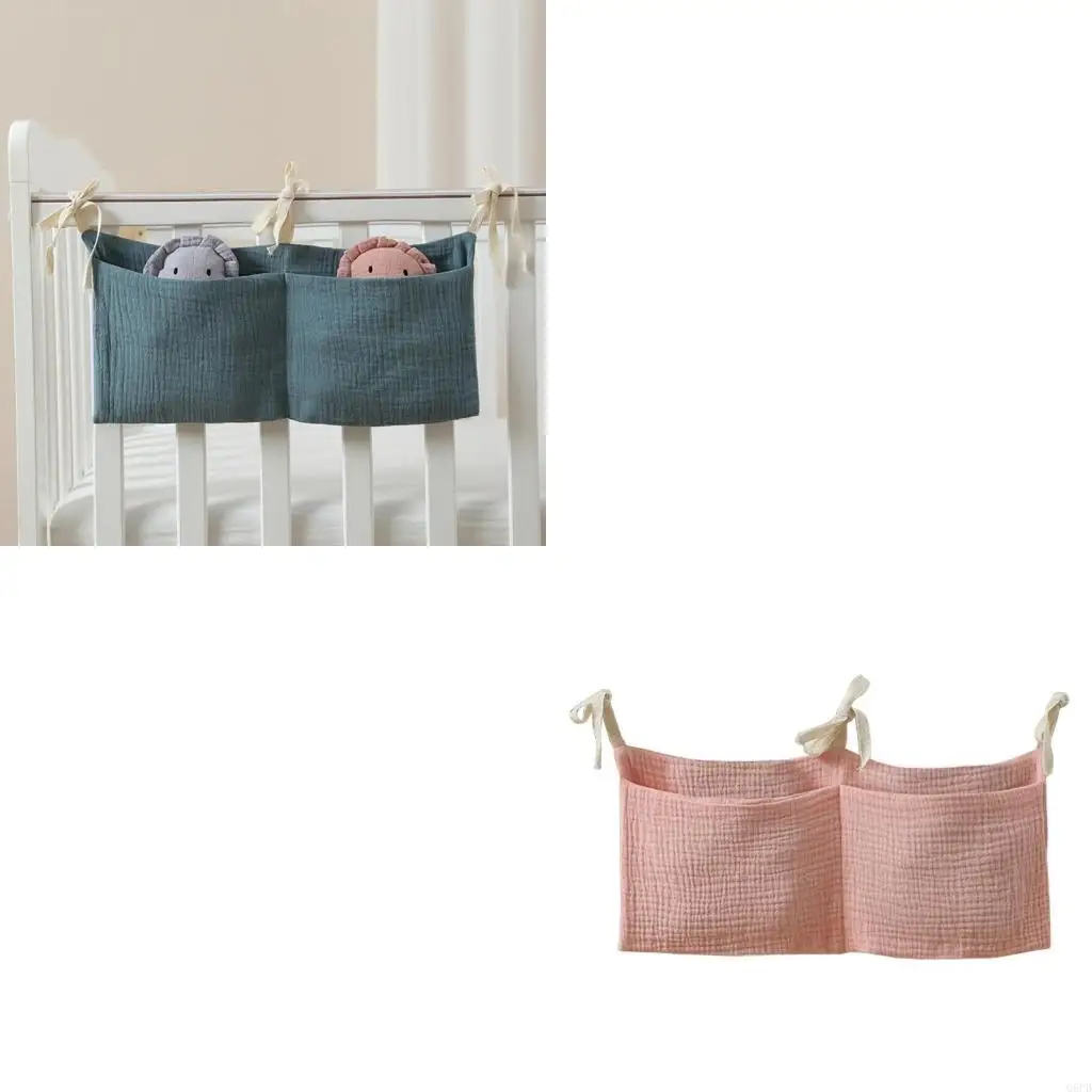 حقيبة بجانب سرير الطفل، كرسي طعام للأطفال الصغار، حقيبة للتعليق على اللوح الأمامي، ملحقات معلقة