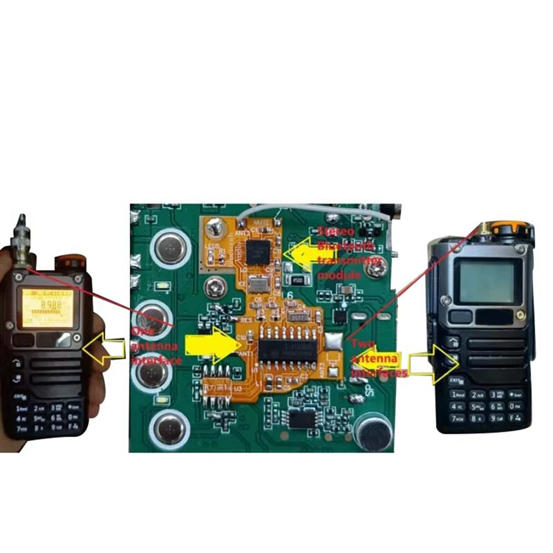 A23F-SI4732 Bluetooth Modified Module+2M Chip SI4732 Radio And Bluetooth Hifi Stereo Transmitter Module For Quansheng UVK5 K6