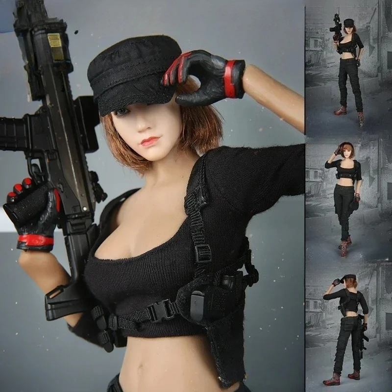 

1/6 Scale Vest Pants Cool Suit Tactical Gunslinger Series Clothes Model for 12 Inch Female Soldier Set Action Figures
