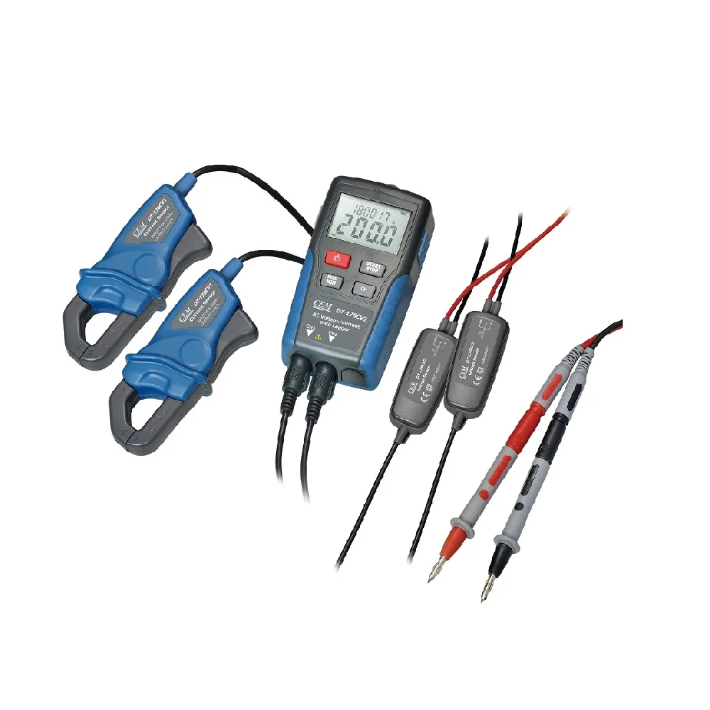 

Digital LCD Display True RMS AC Current and Voltage Dataloggers with USB Interface Multimeters