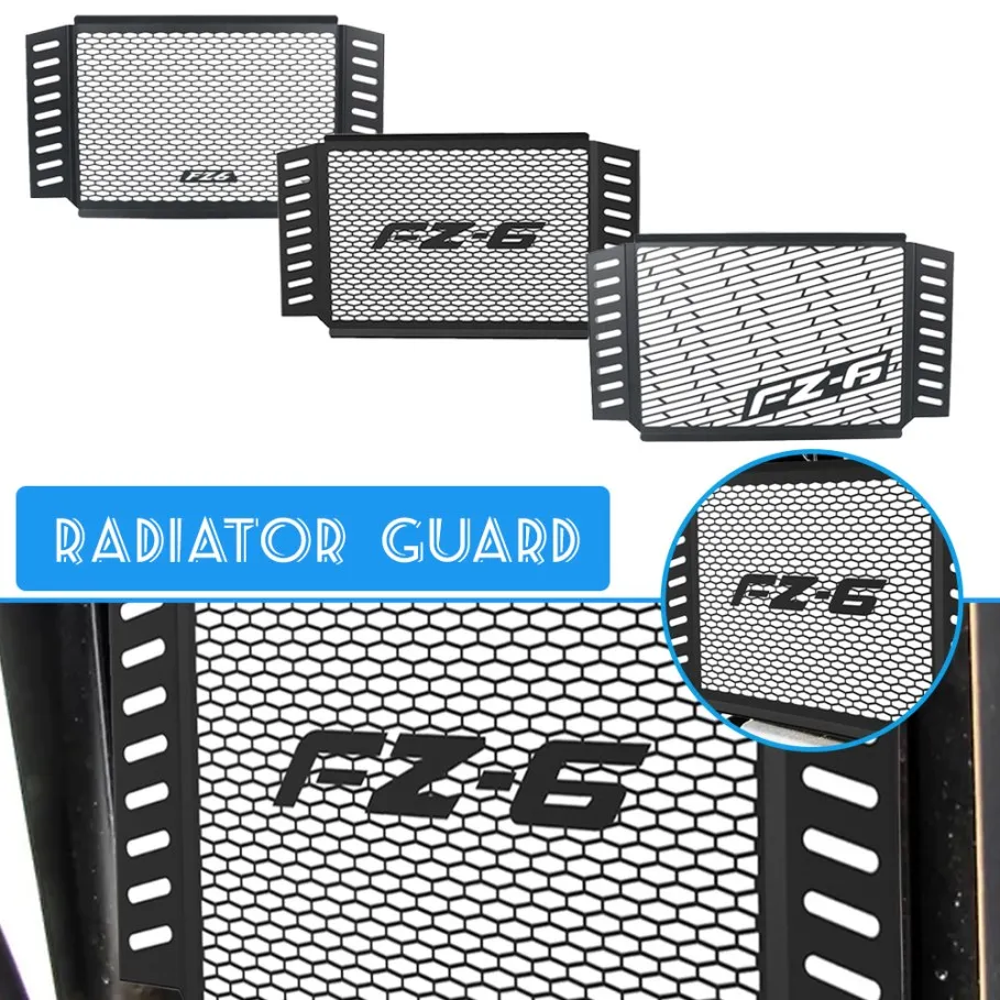 

Motorcycle For Yamaha FZ6 FAZER FZ 6 FAZER 2007 2008 2009 2010 FZ6 N/S/S2 Fazer 2004-2006 Radiator Grille Guard Cover Protector