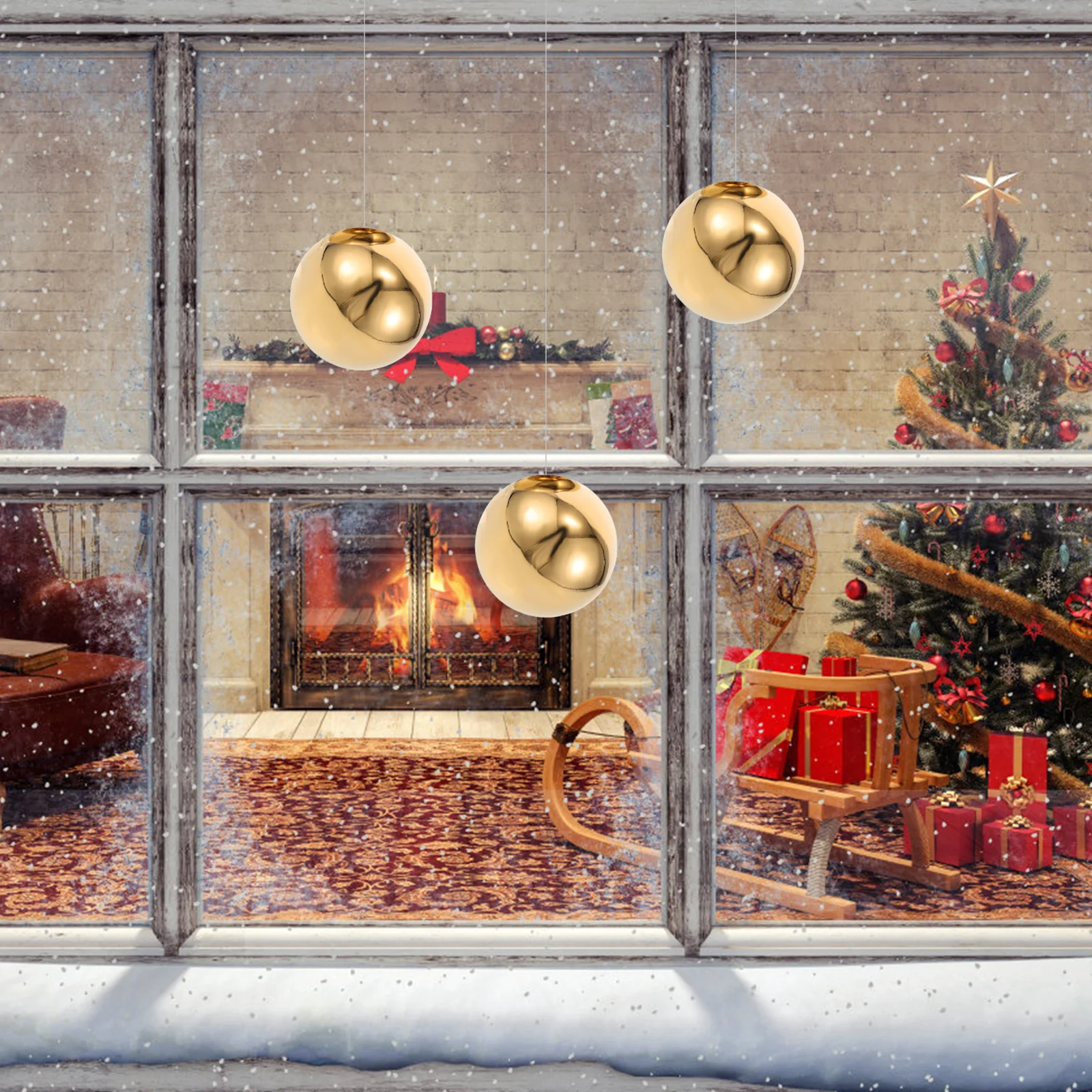 

2Pcs Stainless Steel Hollow Gazing Balls Mirror Polished Spheres Garden Decoration Reflective Balls Mirror Polished Shiny Sphere