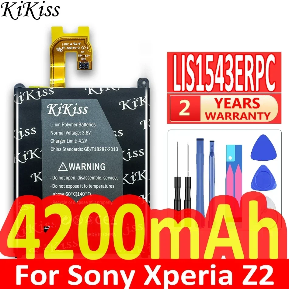 

Литий-полимерная аккумуляторная батарея KiKiss LIS1543ERPC для Sony Xperia Z2 L50 L50w Sirius SO-03 D6503 D6502 4200 мАч