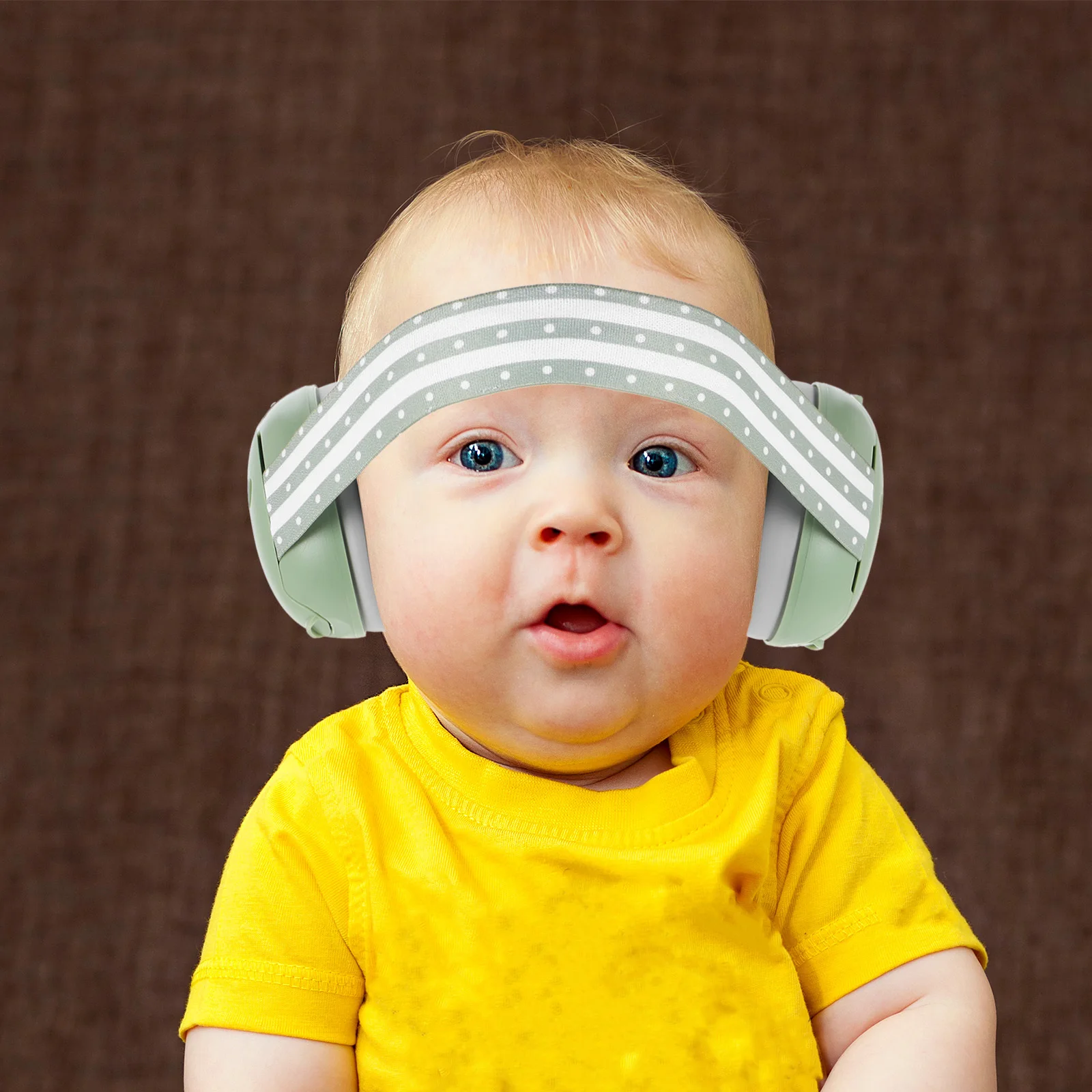 

Infant Ear Muffs Noise Reduction Baby Ear Protection Adjustable Soft Comfortable Travel Noise Cancelling