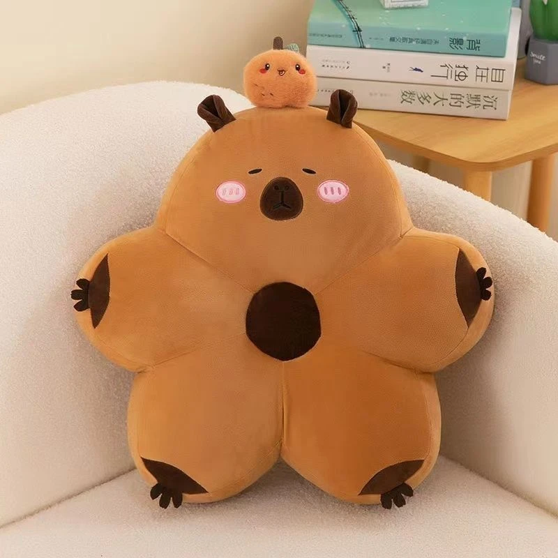 

50cm Cute New Water Guinea Pig Plush Toy Chair Sofa Cushion Seat Cushion High Appearance Horizontal Kapibala Doll