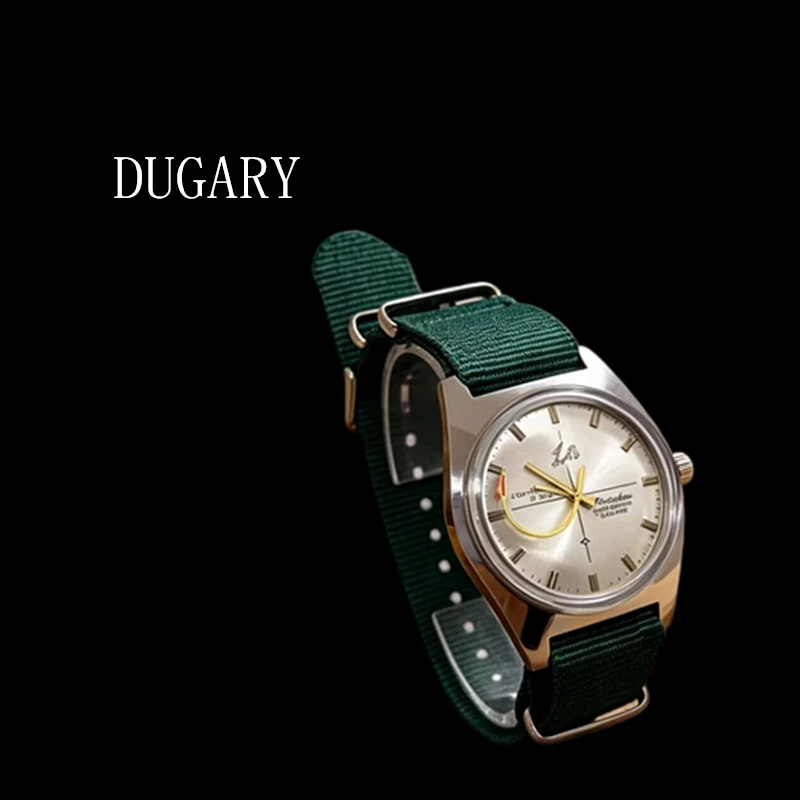 

DUGARY manual mechanical watch 36mm for vintage men 90s inventory Wristwatches 36mm shang hai brand Relogio Masculino clock