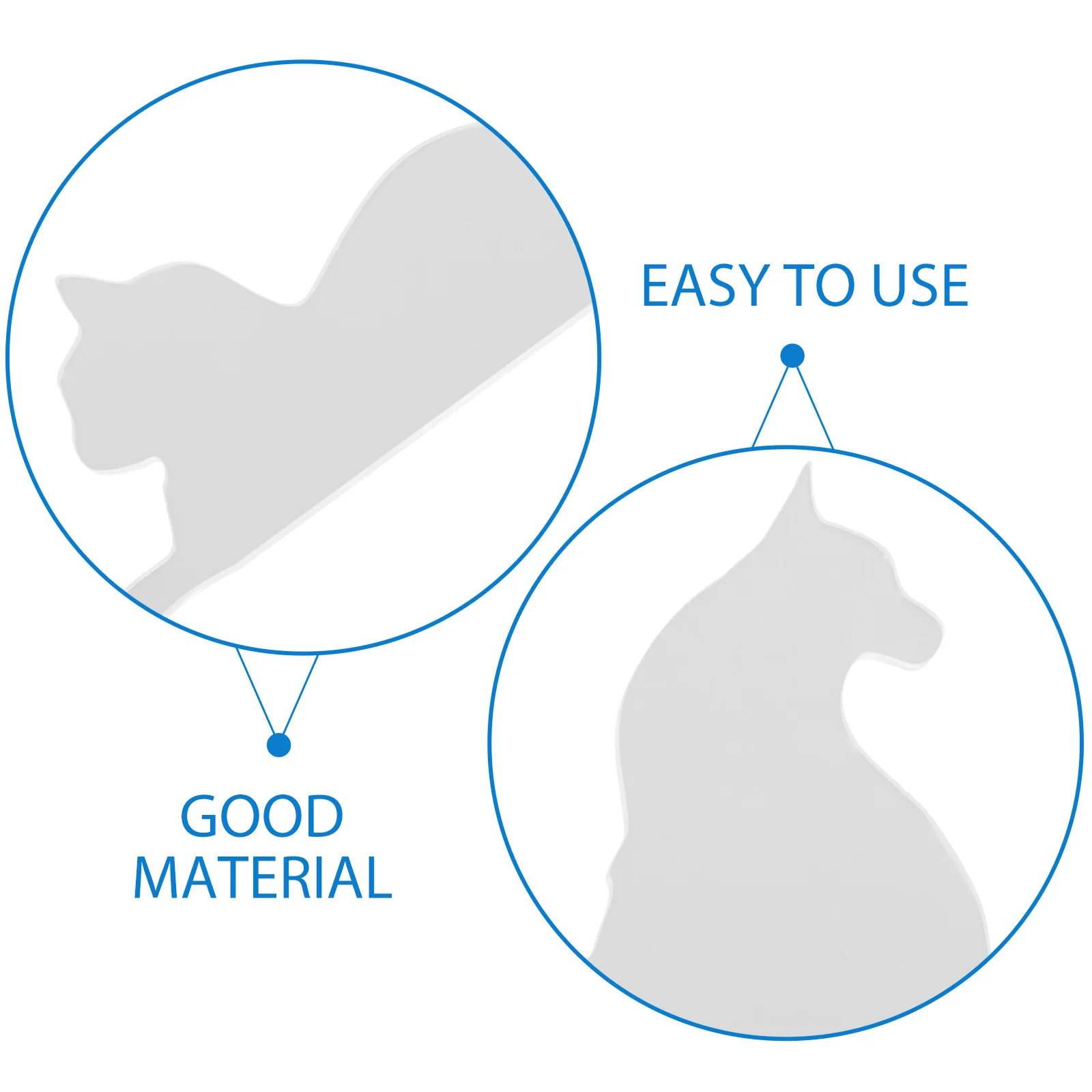 

1 Set Of Cat Template Ruler Quilting Templates Acrylic Sewing Rulers Clear Diy Patchwork Stencils Flower Pattern Cutting Tools