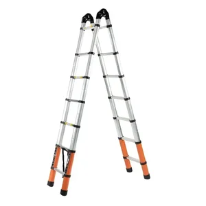 سلم تلسكوبي متعدد الأغراض من الألومنيوم ، 8 م ، سعر الجملة الصناعي أعلى 10 مبيعات سلم الألومنيوم 8 أمتار - No7