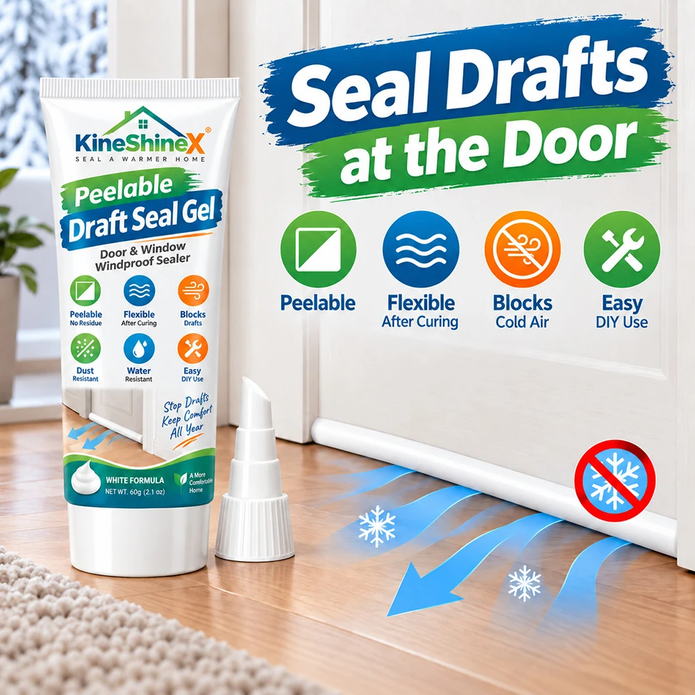 Silicone Window-gap Filler Energy Saving, Keeps Room Warm In Winter. Noise Reduction For Bedroom